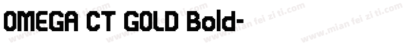 OMEGA CT GOLD Bold字体转换
